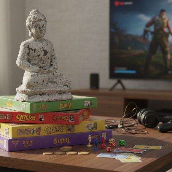 Cement Seated Buddha Statue | Tranquil Home & Garden Decor - Picture 4 of 6